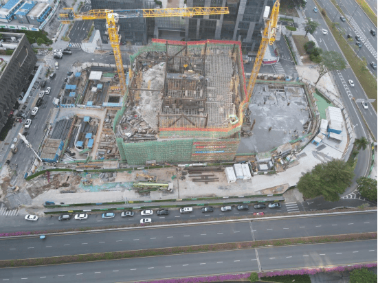 湘江科学城建设“快马加鞭”，五矿二十三冶承建科学交流中心提前封顶