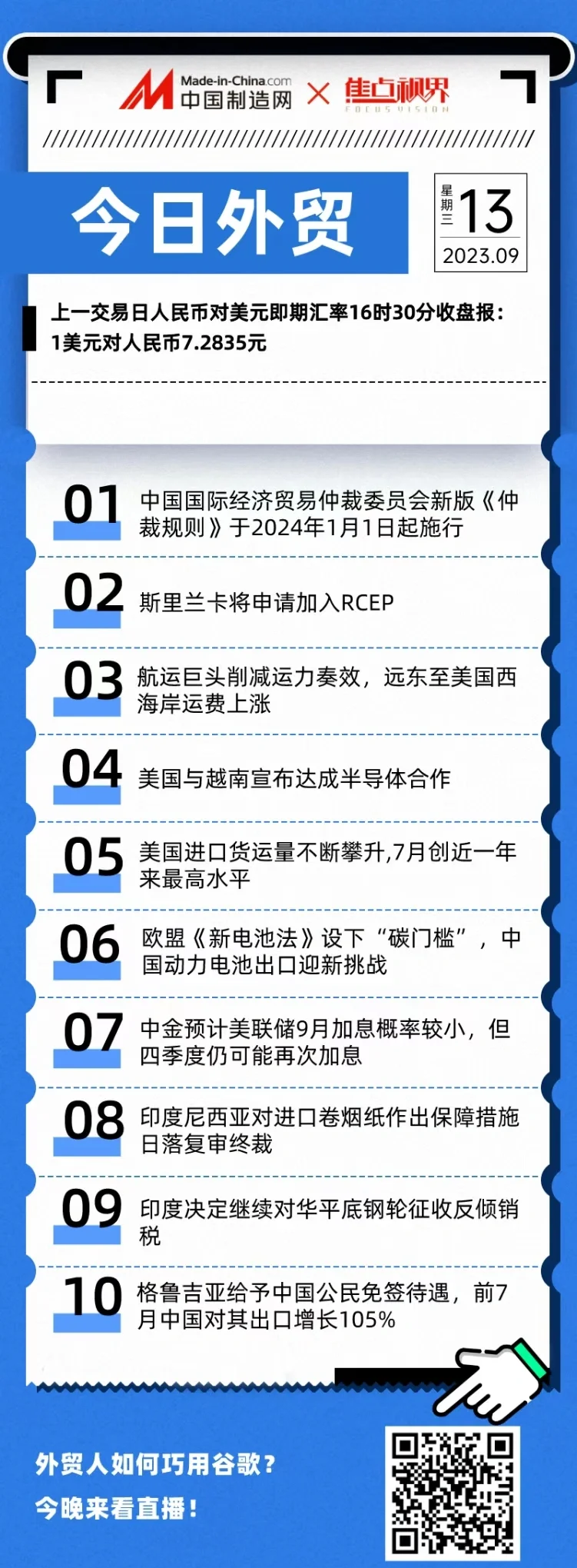 4月11日人民币对美元中间价报7.2087元 上调5个基点