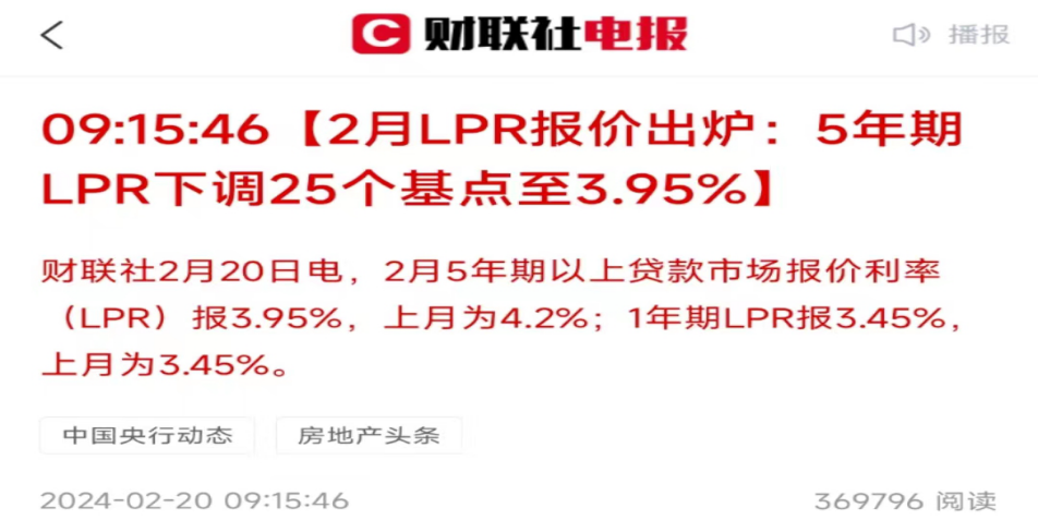 7月LPR报价保持不变 专家：下半年仍有下调空间