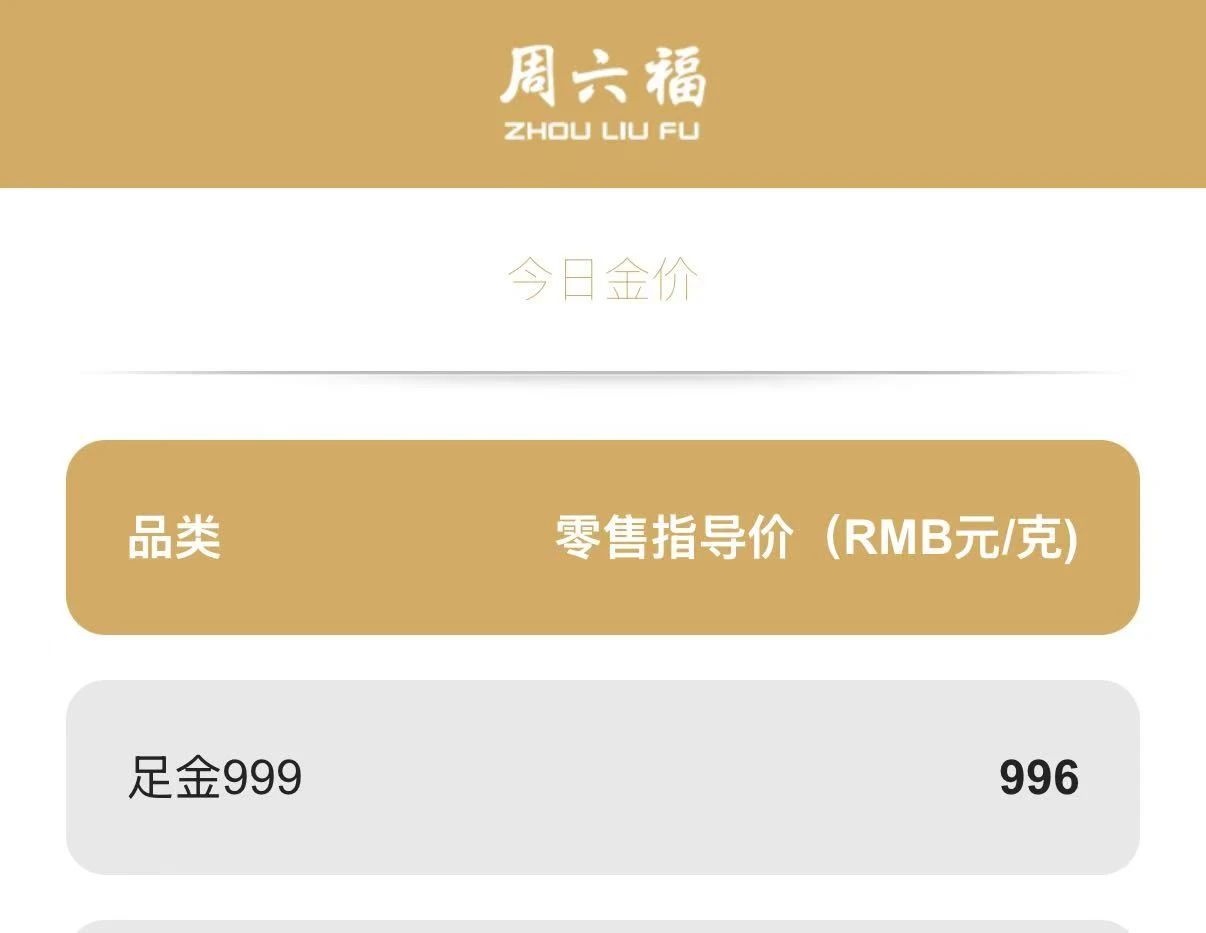 一夜涨16元！国内金饰价站上1050元/克