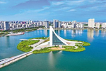 台风“三顾”带火浙江玉环 滨海小城如何承接这波热度？