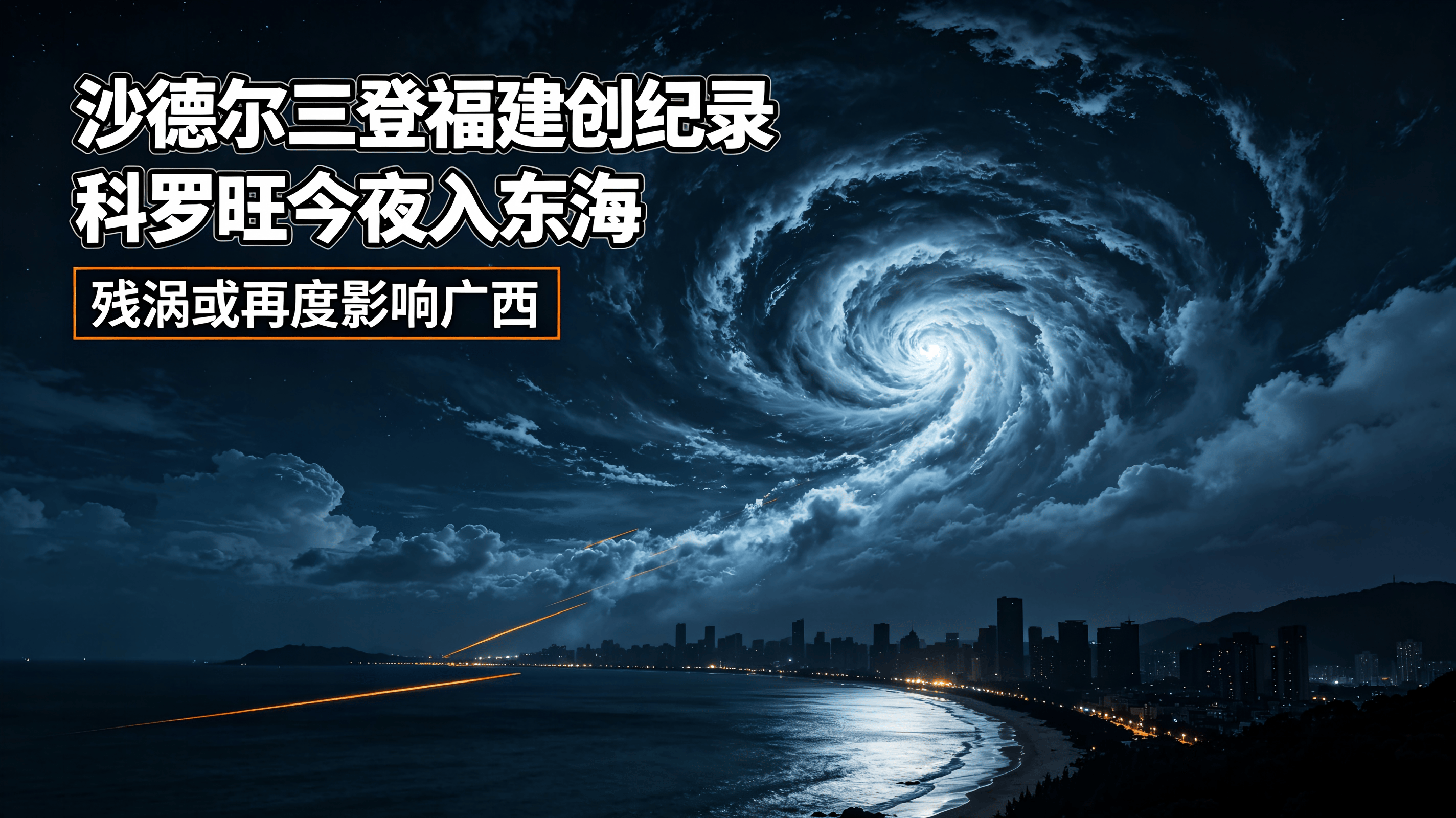 “沙德尔”残涡继续影响福建等地 北方降雨发展气温将下降